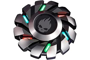 Fidget Spinners, Metal Fidget Toys: Shimmering Blue and White Edition