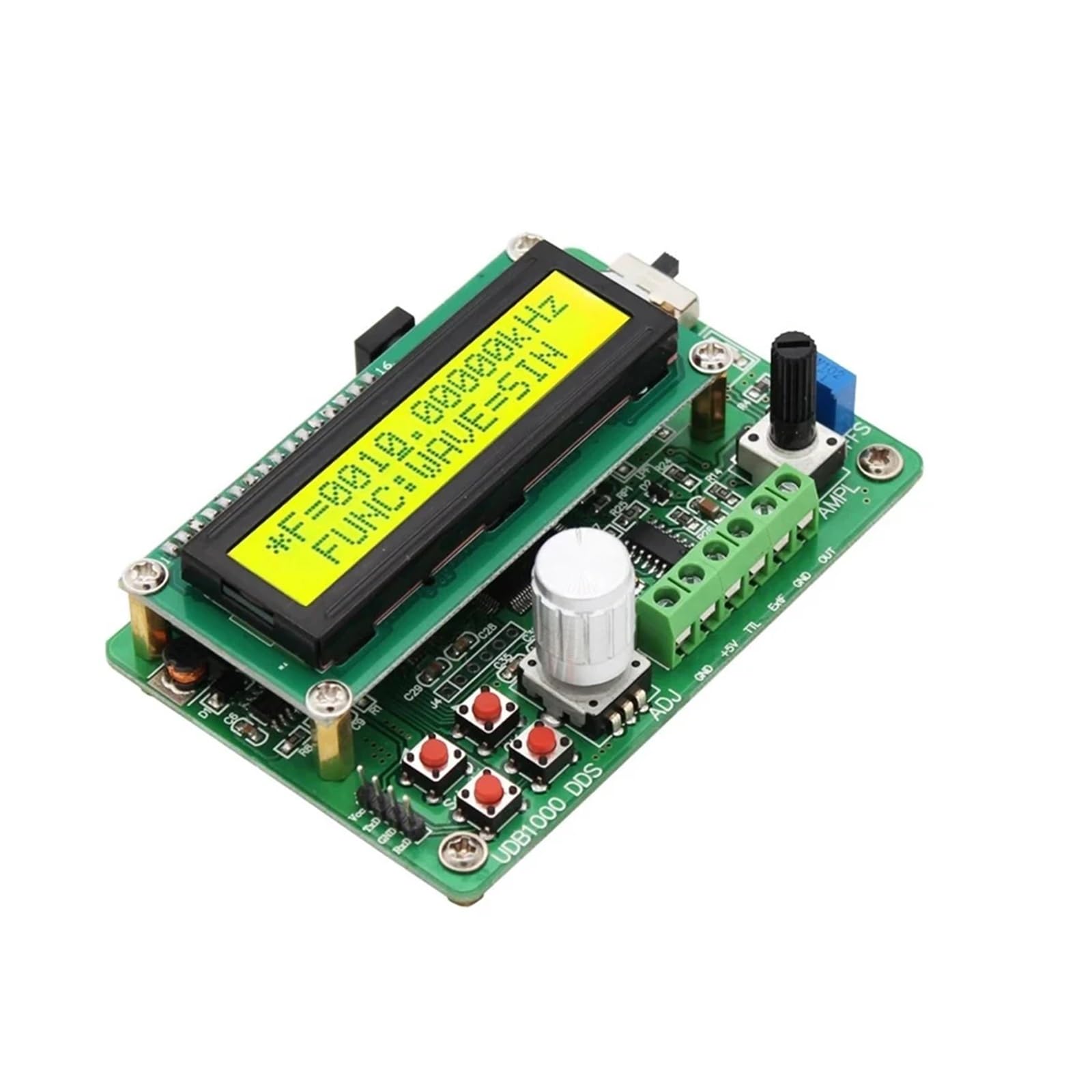 Generador de señales de función DDS UDB1008S 8MH/z, Fuente de señal de Pulso/Contador de frecuencia con comunicación y Barrido de frecuencia
