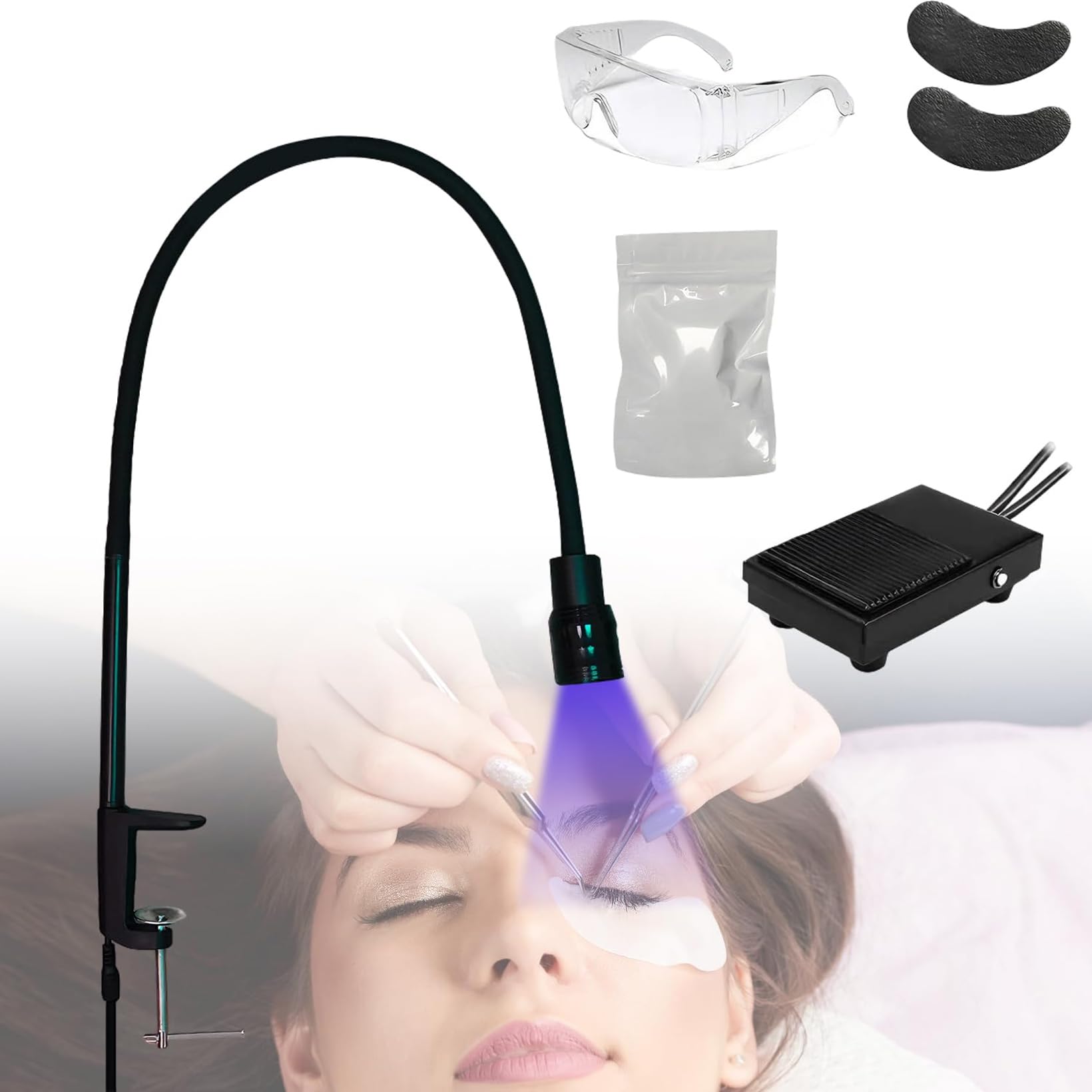 Wimpern Lampe 10W Wimpernlampe UV-Licht für Lichthärtenden Wimpernlicht