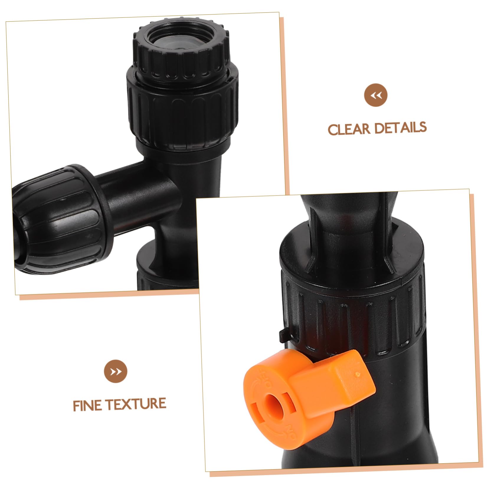 Toddmomy 2 Juegos Cambiador de Agua de Grifo Kit de Limpieza de peceras de Acuario Kit de Limpieza del Acuario Manguera escurridor de pecera Cambiador de Agua del Acuario el plastico Negro