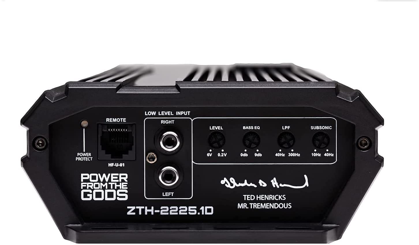 Amazon.com: Hifonics ZTH-2225.1D Zeus Theta Compact Mono Channel