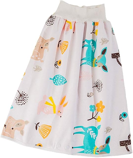 Magik Waterproof Cotton Training Pants Cloth Diaper Skirts Baby Toddler Night Time Sleeping Potty Training