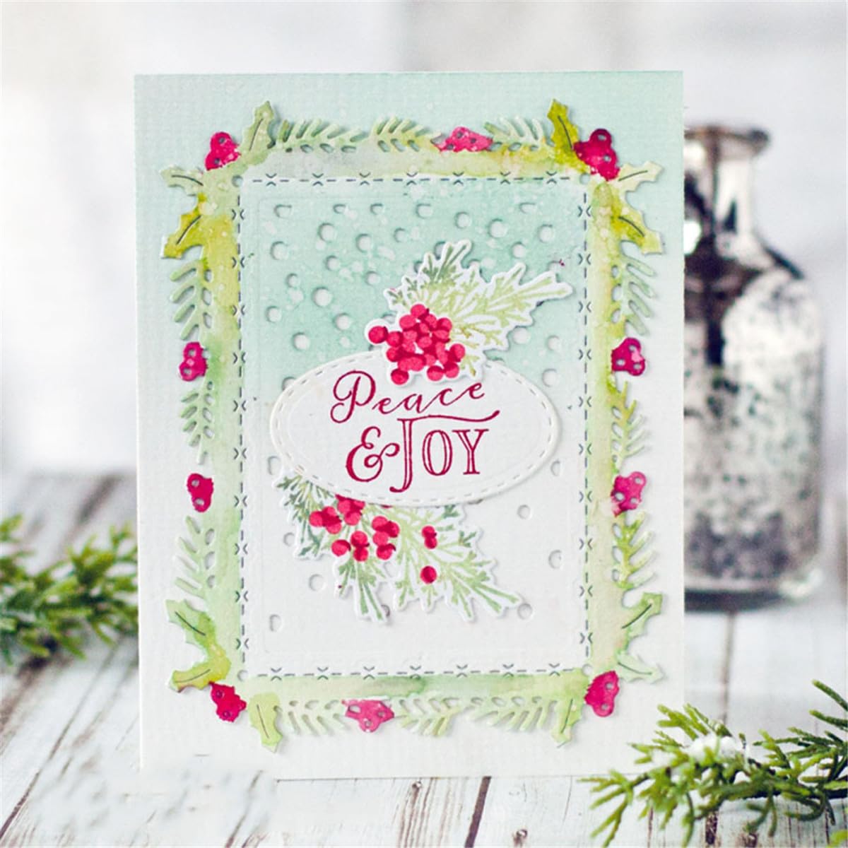 Metal Scrapbooking Dies - 3D Background Stencils -22