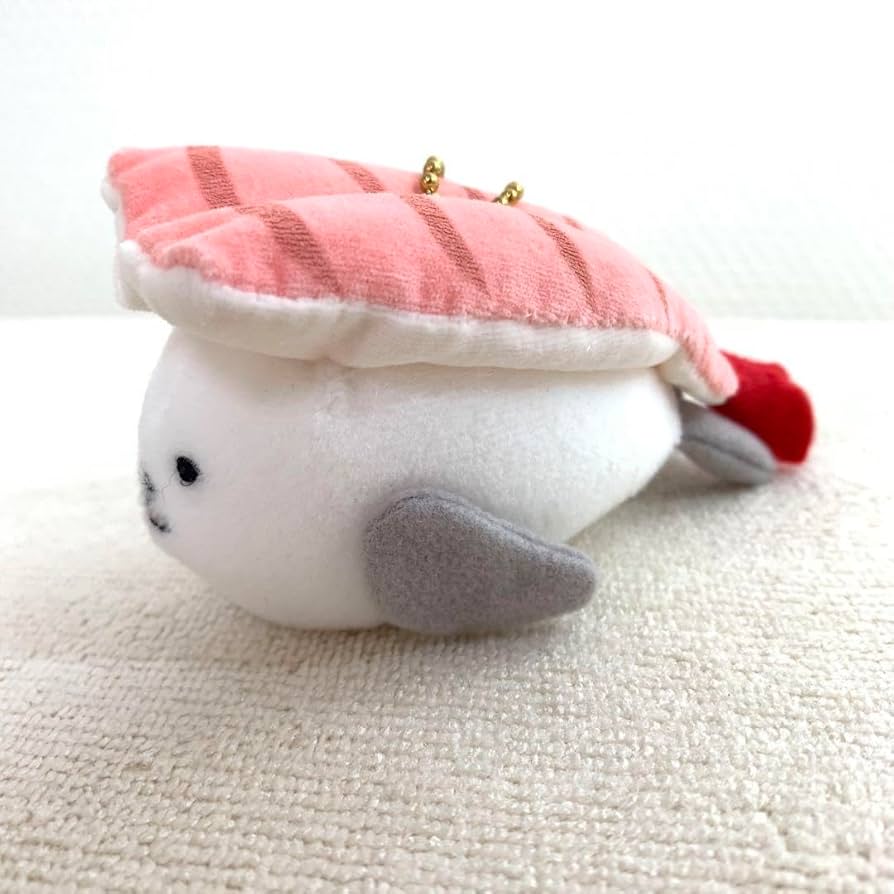 Amazon.co.jp: すしあざらし エビにいちゃん キーホルダー 初期