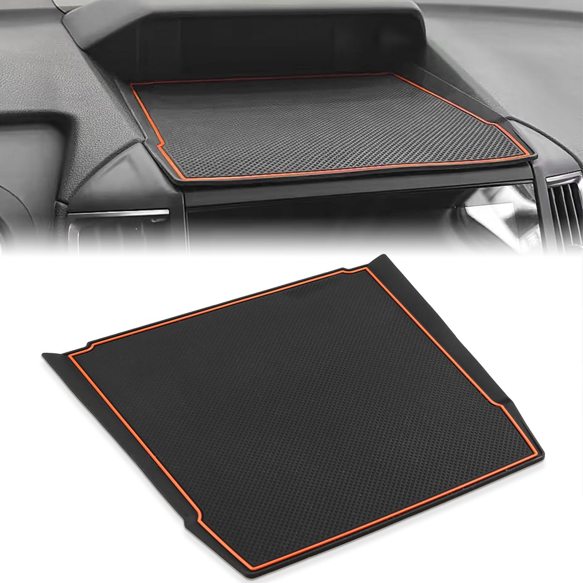 Auovo Dashboard Mat Compatible with Subaru Crosstrek Accessories 2018-2023 Forester 2019-2024 XV Impreza 2018-2023 Car Interior Silicone Dash Pad