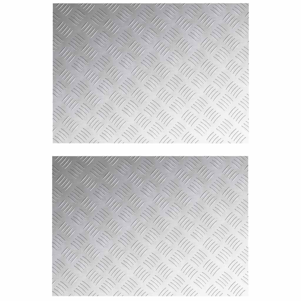 Alfombrilla de aluminio antideslizante con diseño de chapa ondulada resistente