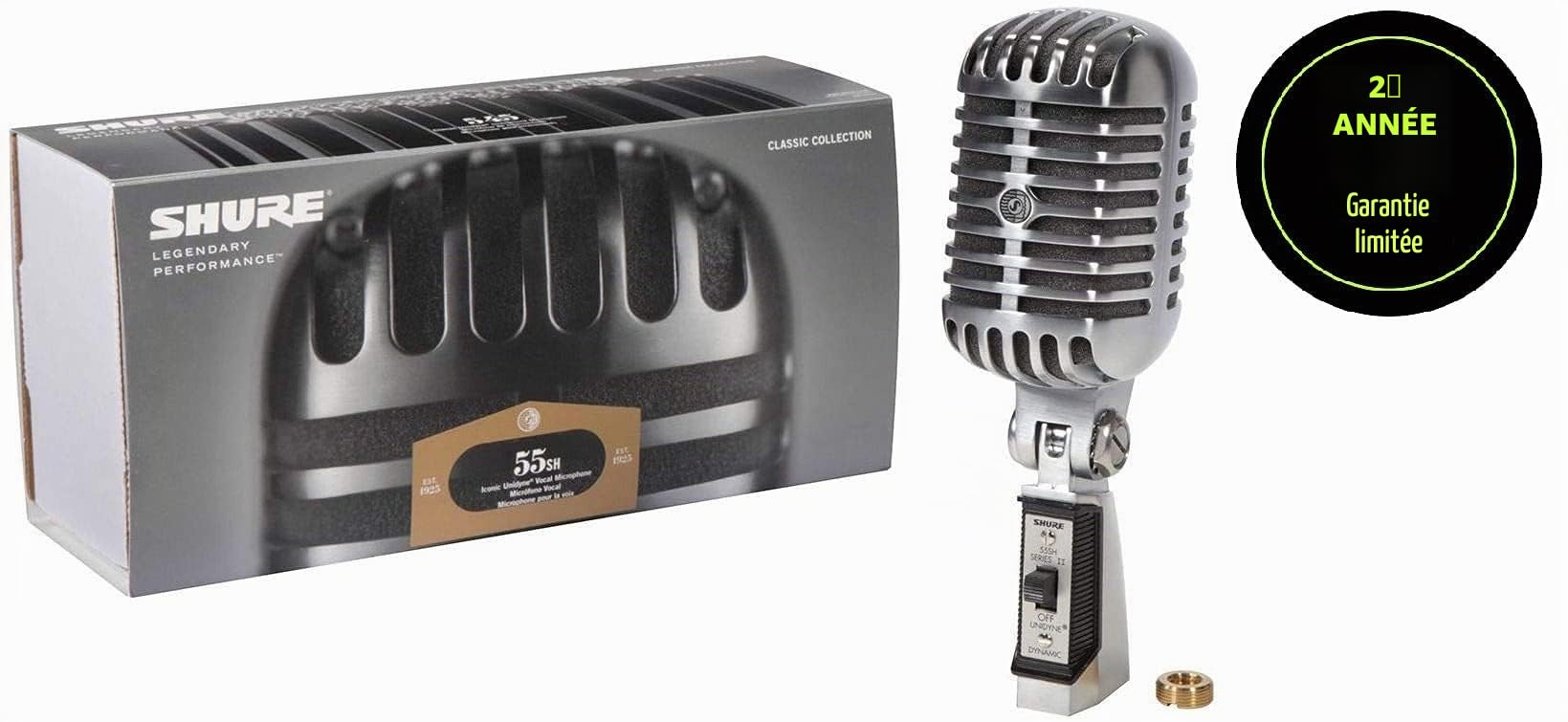 Shure 55Sh Série Ii Microphone Vocal Dynamique Unidyne Econcid