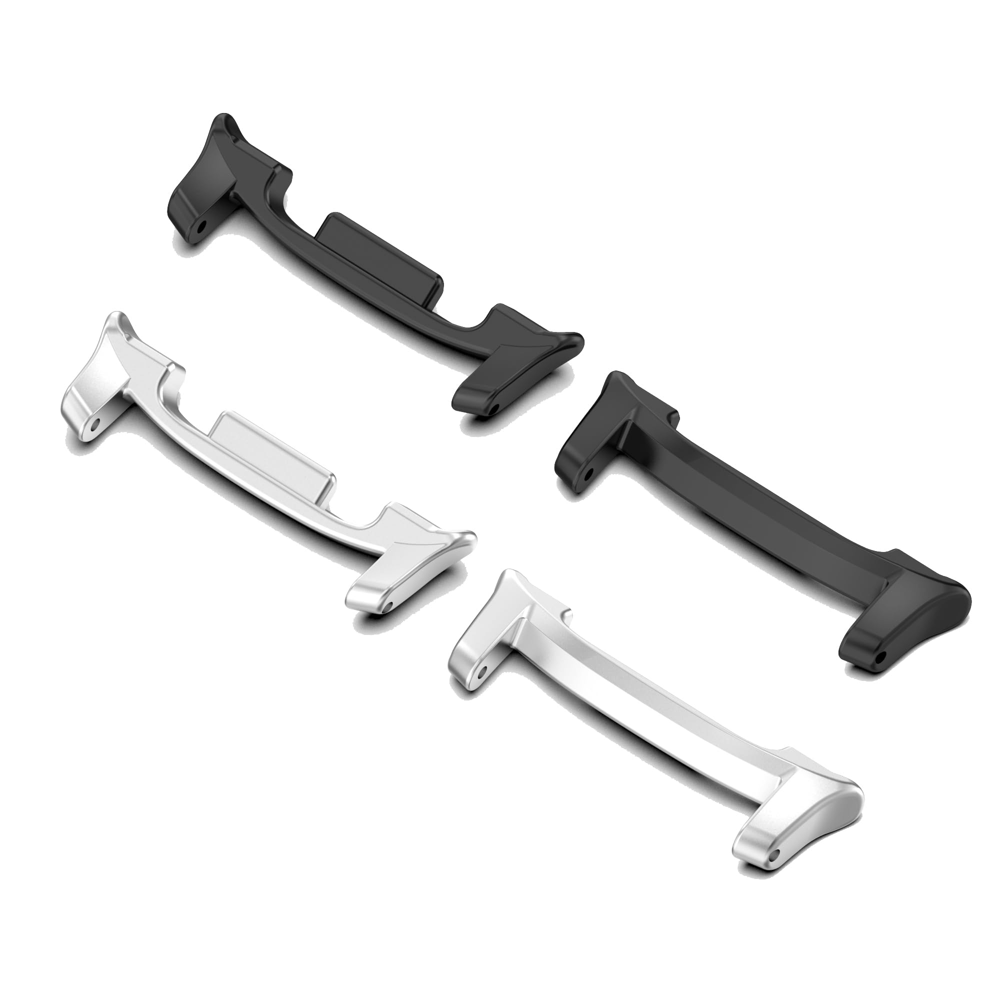 2Pairs Smartwatch Band Connection Adapters Compatible with Samsung Galaxy Watch 8 Classic 46mm Accessories Adapter Stainless Steel