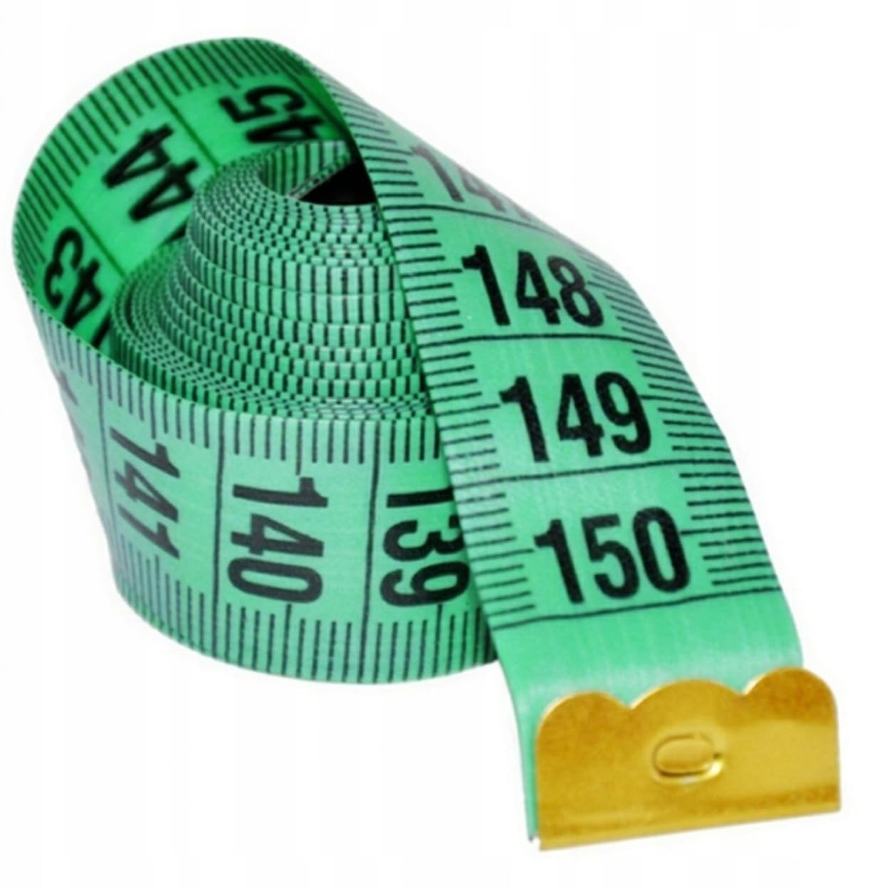 Cinta métrica de sastre de 150 cm – Cinta métrica flexible de 1,5 m, doble cara, precisa, para costura, medidas corporales y manualidades, color verde