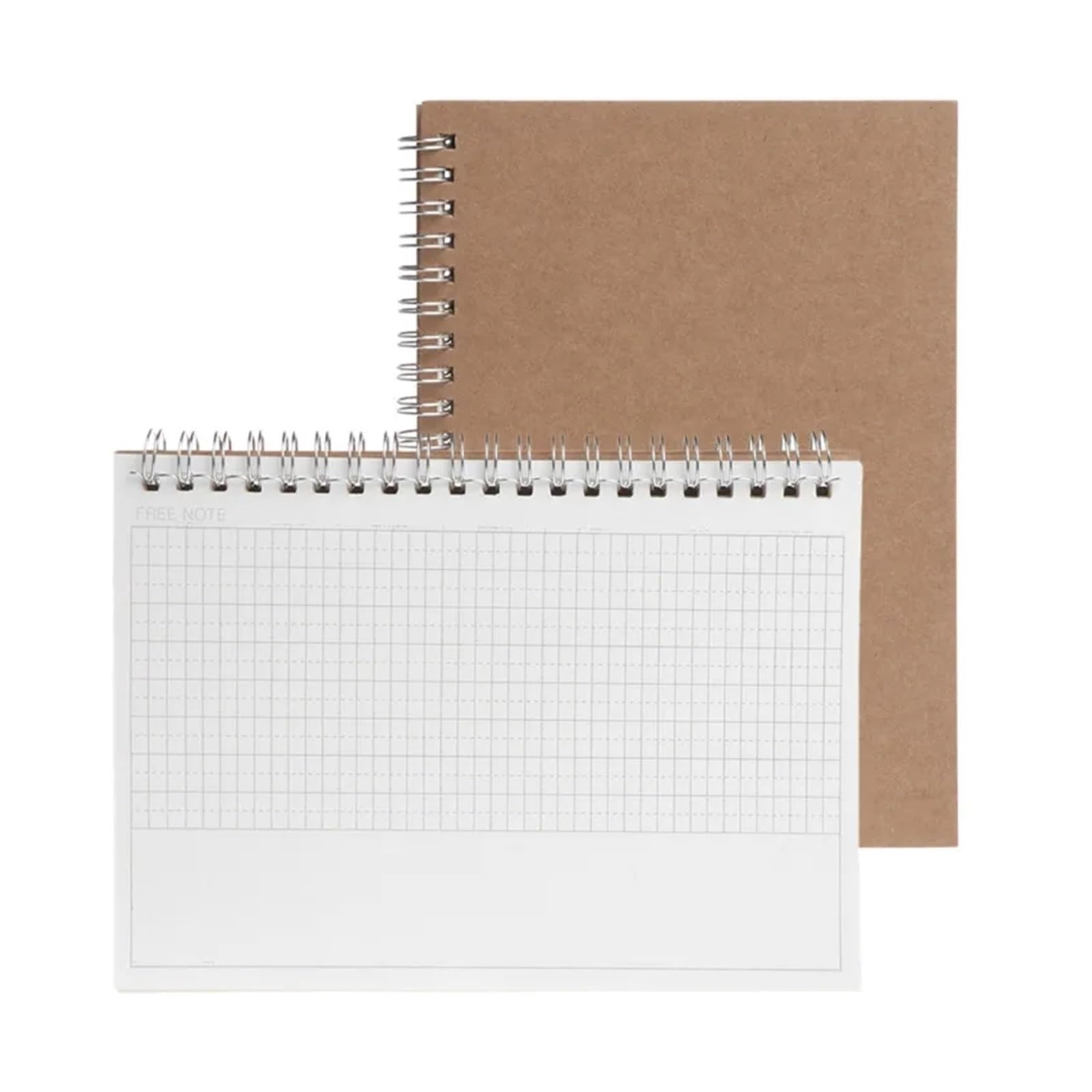 Inspirierendes Notizbuch 2 stücke Planer Buch Monatlich Wöchentlich Täglichen Agenda Zeitplan Blanko Tagebuch DIY Studie Notebook Umweltfreundliche Papier Schreibwaren Schule Liefert(M)