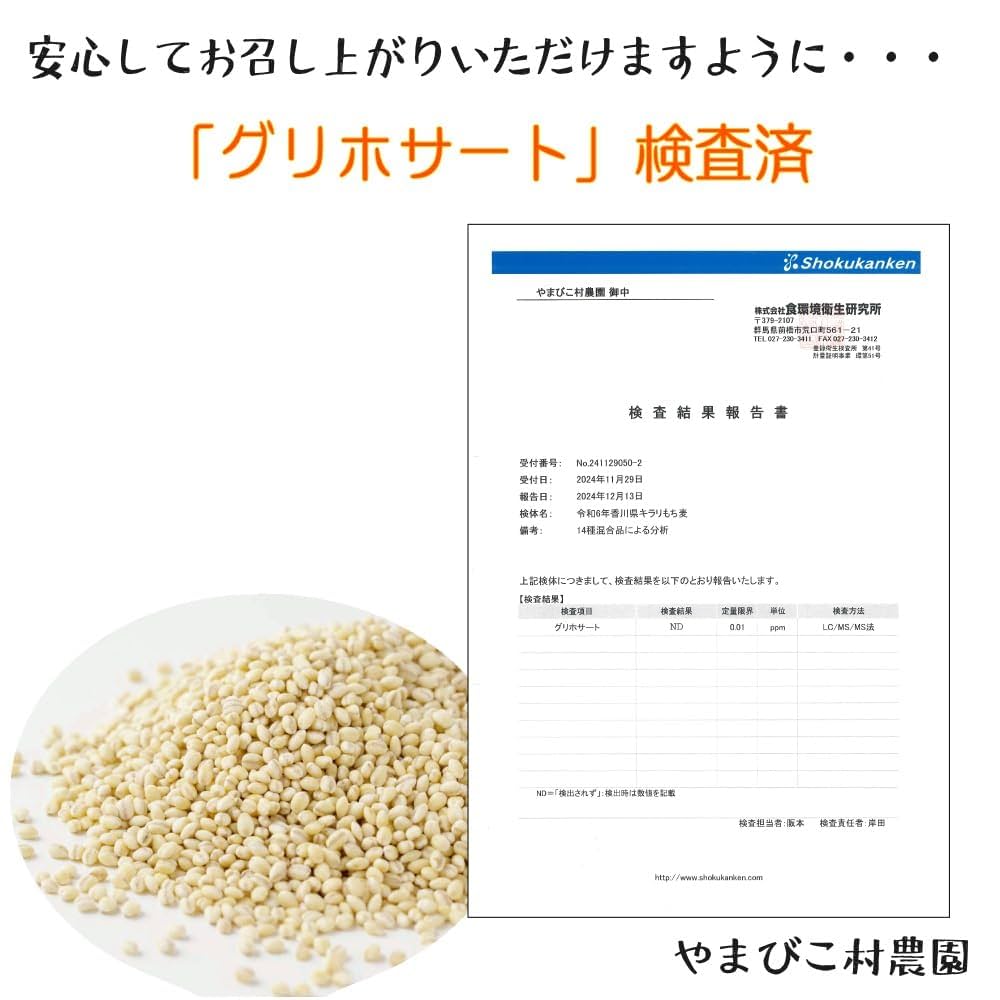 Amazon.co.jp: 香川県産もち麦（キラリもち麦） 950g 混ぜるだけ