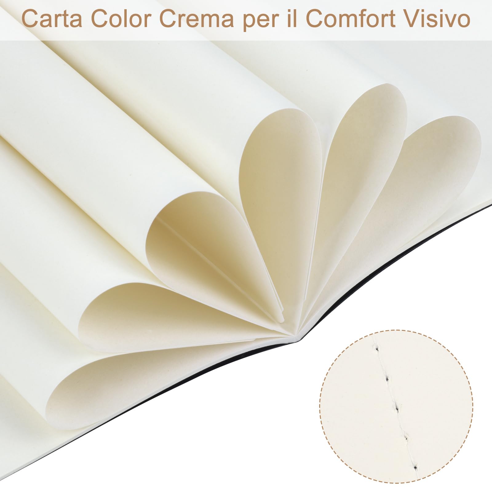 Quaderno Appunti A5 48 Pezzi 30 Fogli 60 Pagine Nero