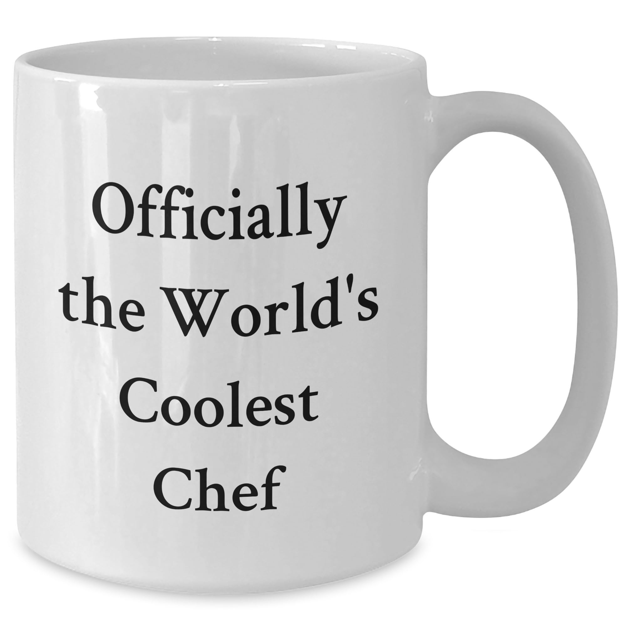 Funny Chef Gifts - World's Coolest Chef White Coffee Mug for Christmas, Gifts from Men to Family