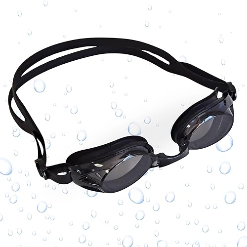 Miniatura 4 de Gafas de natación antivaho para adultos, gafas de natación miopía miopía para visión miopía MS 5000P, color negro