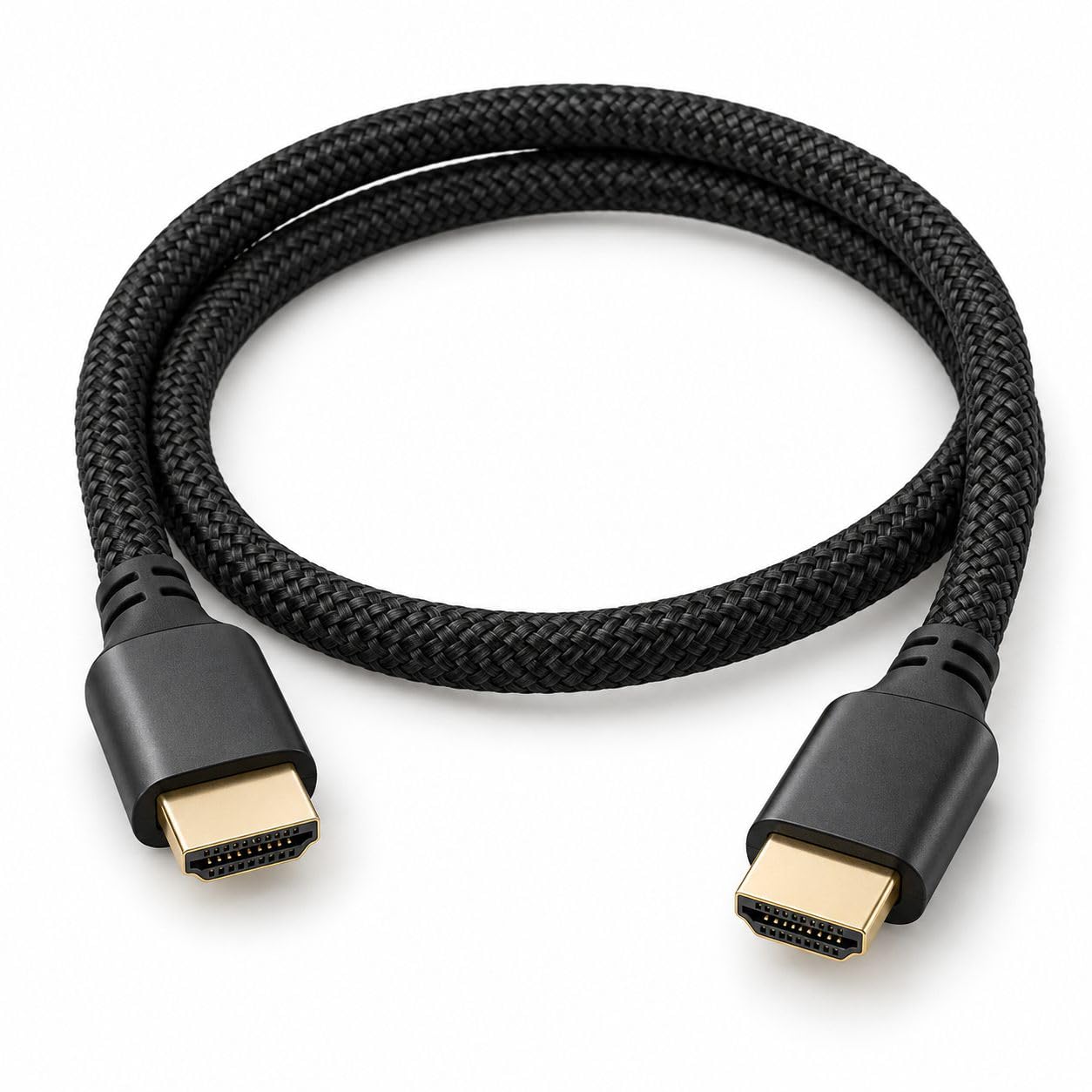 RCHD-195 Cable HDMI 2.0 Trenzado de Algodón 1 m, 18 Gbps, 4K