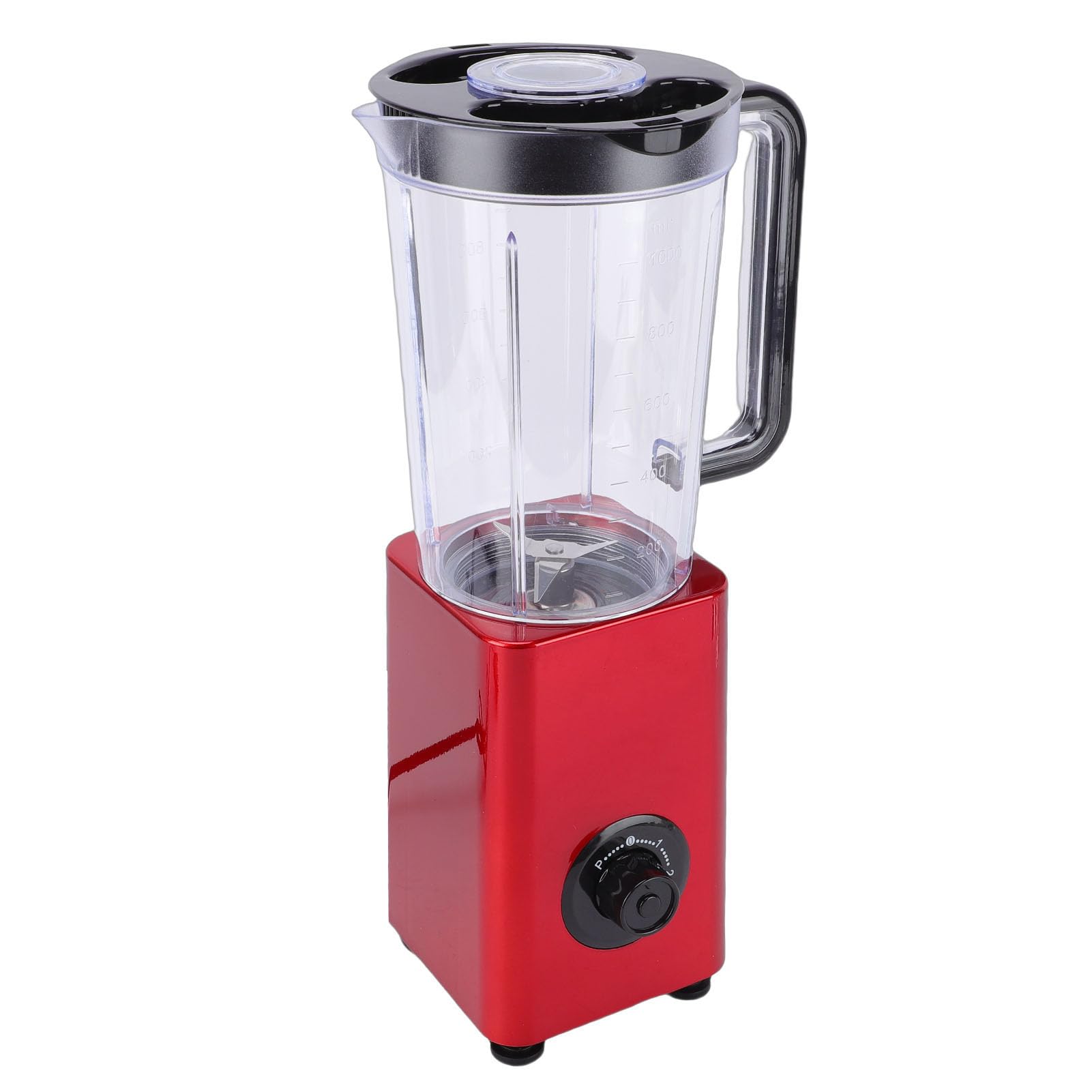 Blender Elektryczny 2 W 1, 300 W, 1000 Ml, 2 Prędkości, Regulowane Ustawienia, Wielofunkcyjna Wyciskarka Nablatowa do Przygotowywania Koktajli, Kruszenie Lodu, Mleko owsiane. (wtyczka UE)