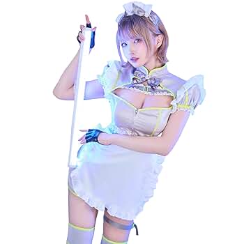 Amazon.co.jp: [Malymoon] コスプレ サイバー メイド