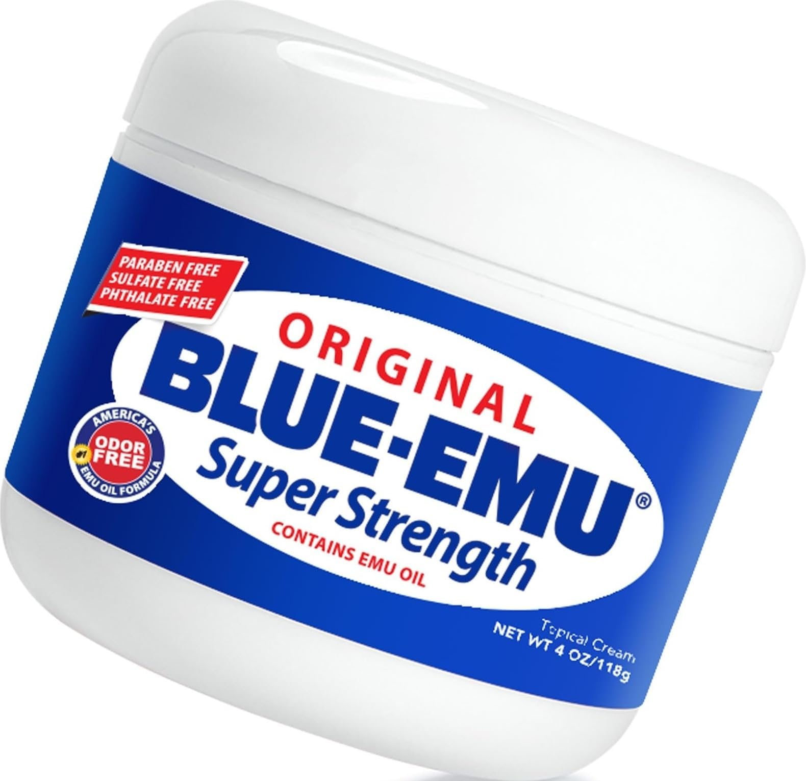 海外直送肘 Blue-Emu Original Super Strength Pain Relieving Cream, 4 oz