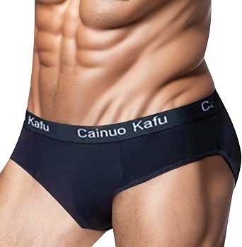 Wicking Underwear for Men,Ultra-Soft Breathable Stretch Waistband Pouch Briefs Pack Thin Comfort Seamless Boxerss