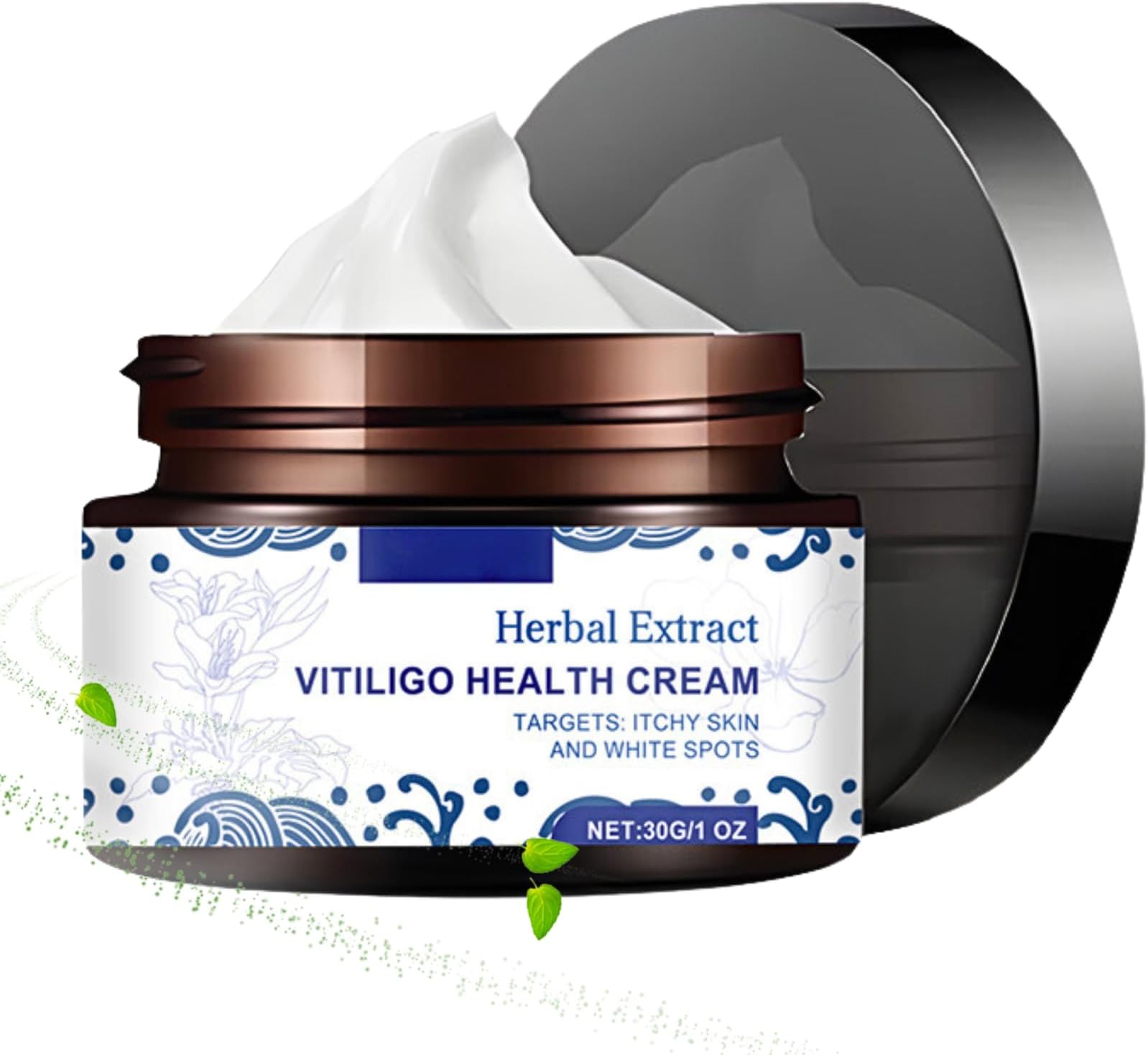 IZBEAUVOHerbal Extract Body Cream for Skin Tone Balance - Gentle Soothing Moisturiser for White Spots and Dry Itchy Skin - Natural Plant-Based Formula for All Skin Types (30g)