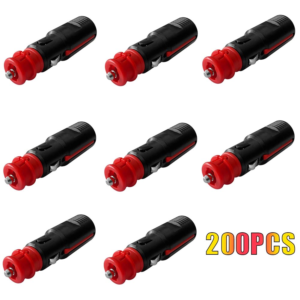 cigarette lighter in german Herklotzn 200 x German Cigarette Lighter Universal Plug 16 A for Car Socket  Red/Black : Amazon.de: Automotive
