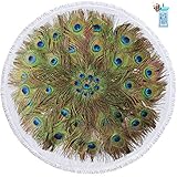 Serviette Multi-usages: Super contente de cette serviette de plage ronde qui sert aussi bien pour la plage que pour pic-niquer. Elle vous servira pour vos pique-niques, activités plein air, plage... C'est très pratique pour se poser dans l'herbe lors d'un pique nique, poir se mettre à côté de la piscine ou encore sur la plage.