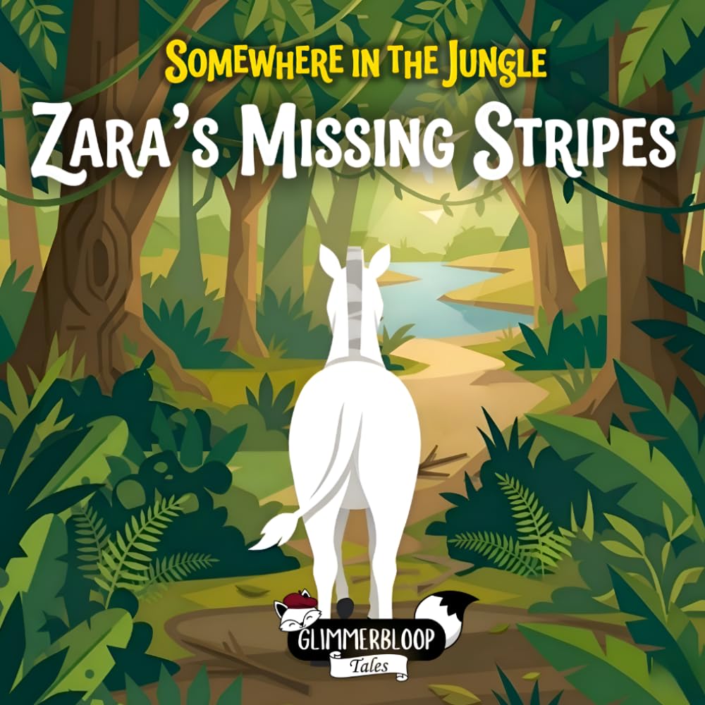 Zara's Missing Stripes: A Fun Picture Book for Kids Ages 3-6 About Being Yourself, Friendship, and Never Giving Up | A Somewhere in the Jungle Story