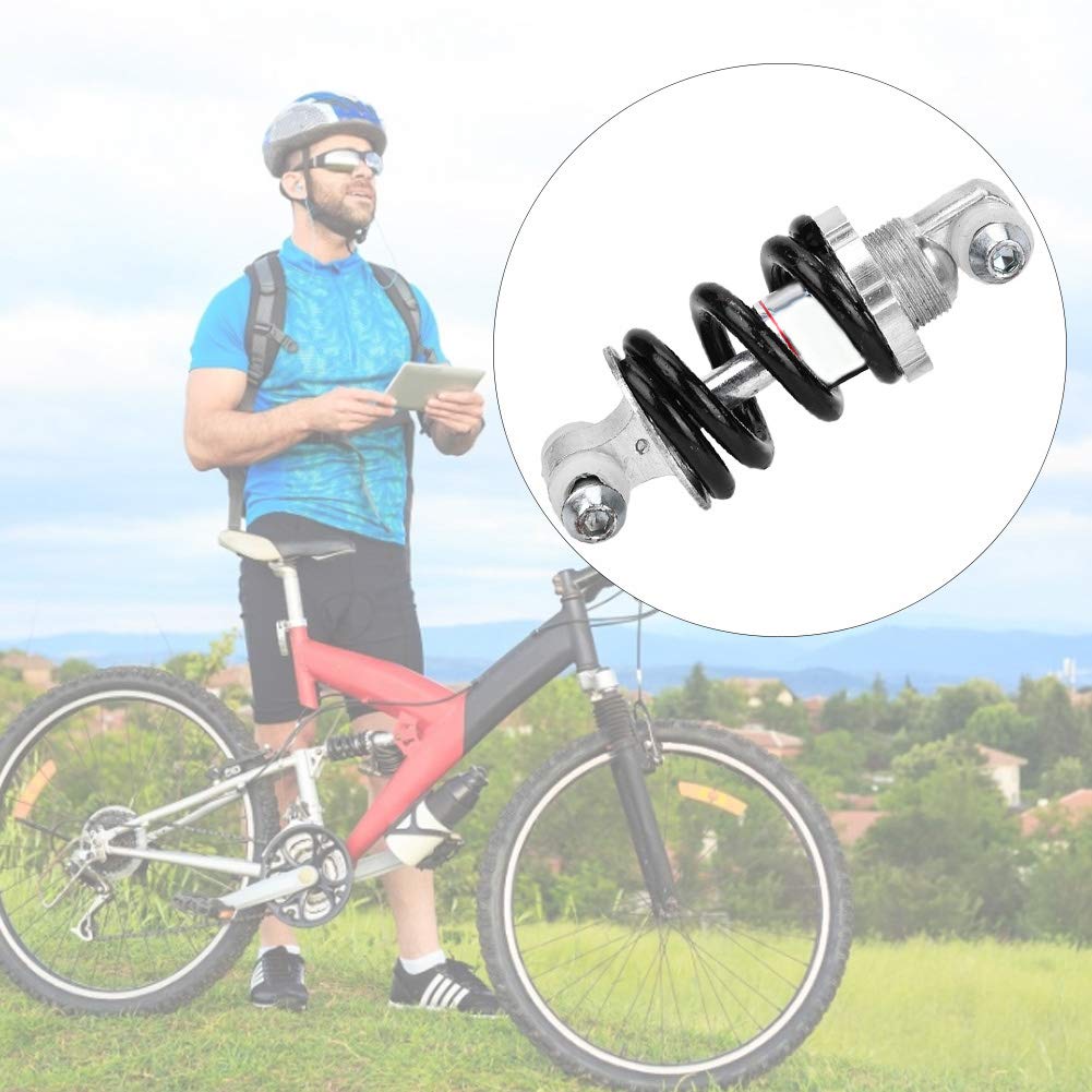 Tyenaza Ammortizzatori per Bici - Ammortizzatore a Molla Posteriore per Bicicletta Ammortizzatori a Molla per paraurti Posteriore in Metallo per Mountain Bike