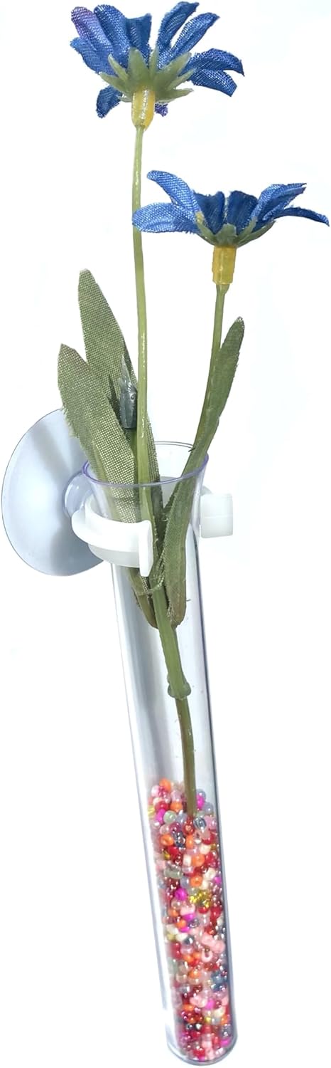 Ten (10) Window/Mirror Vases with Suction Cup, Propagation, Hydroponics, Home Decor, Bathroom mirror Decor, Gift for Her, Housewarming Gift, Plastic Vases