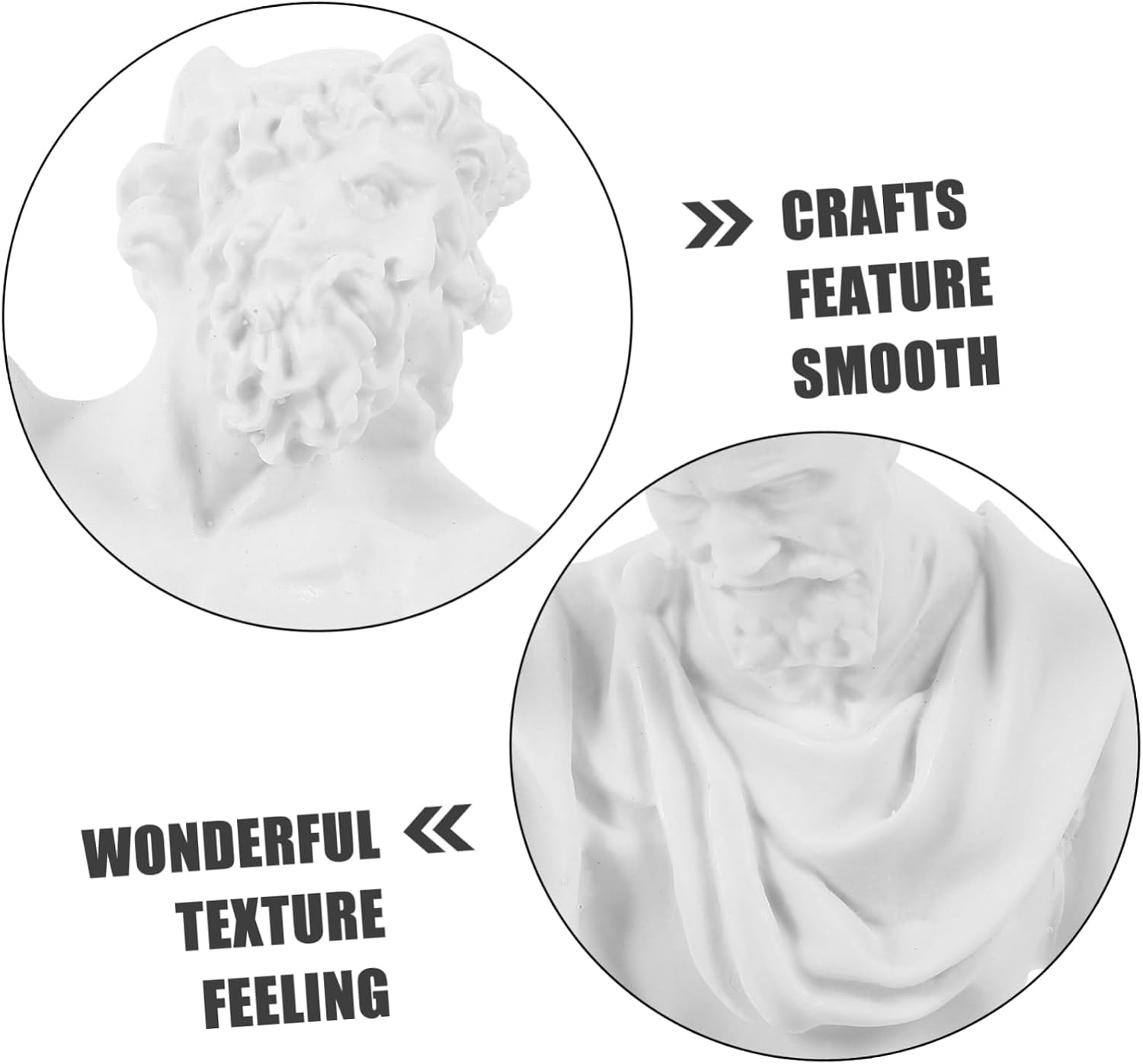 10pcs Miniature Greek Bust Statues Elegant Plaster Figures for Home Decor Art Studio and Teaching Compact Sculptures for Visual Enjoyment and Decoration