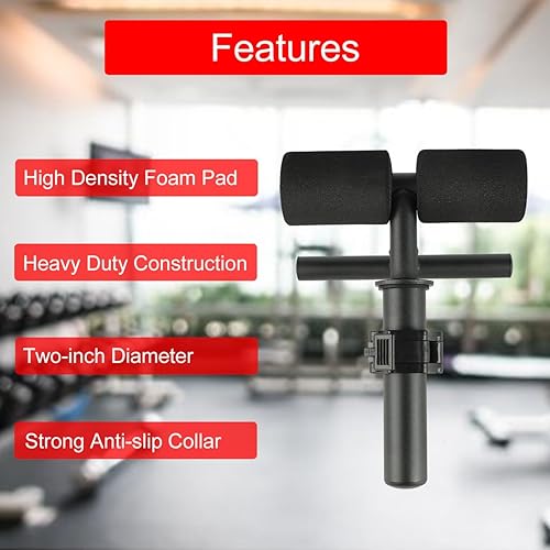 Miniatura 2 de Tib Bar by SEWD  Tibialis Trainer for Calf and Shin Strength Training  Tibialis Anterior Training Equipment Fits 2" Weight Plates