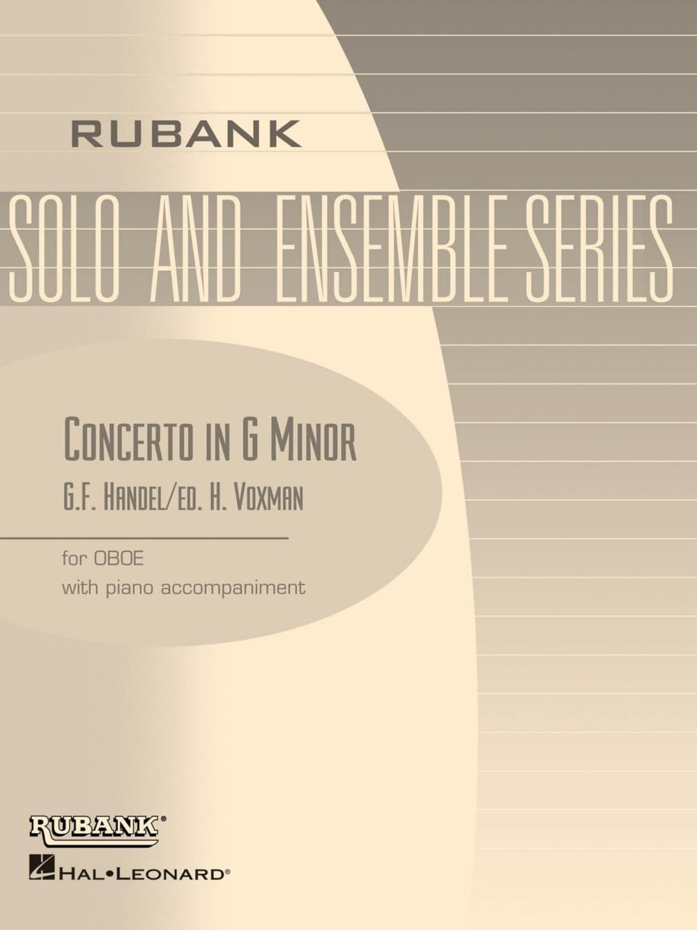 Rubank Publications Conc in G Min (Oboe Solo with Piano - Grade 4) Rubank Solo/Ensemble Sheet Series