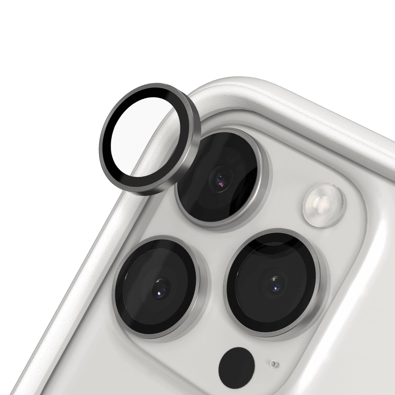RHINOSHIELD 9H Tempered Glass Camera Lens Protectors Compatible with iPhone 16 Pro/16 Pro Max Impact&Scratch Resistance