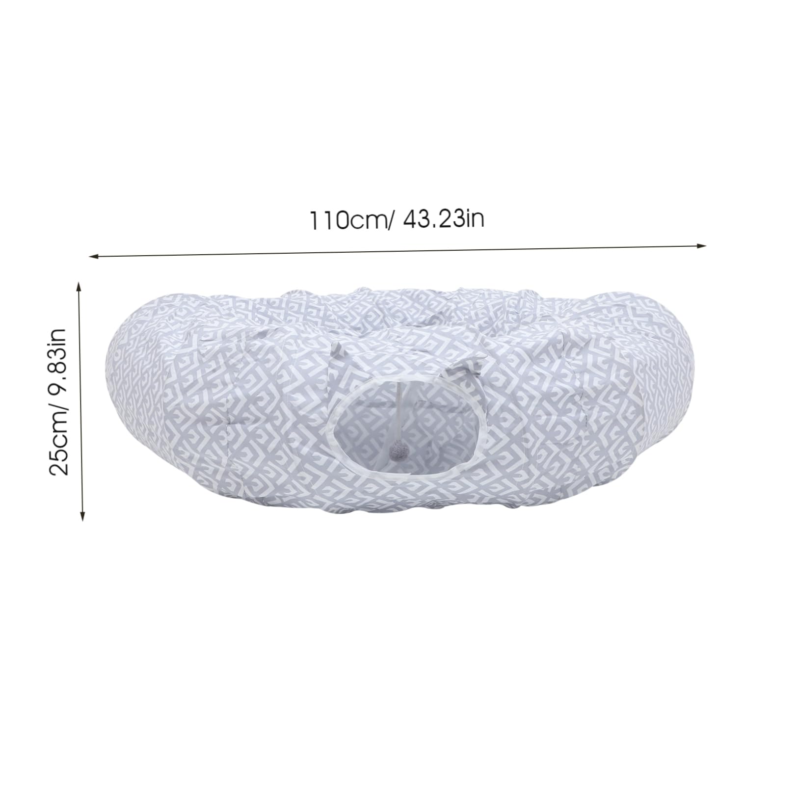 YARNOW Cama túnel para Gatos Desmontable Cat Tunnel Bed Jaula para Gatos al Aire Gatito Juguetes para de Interior Cama del túnel del Piso Tipo para paño
