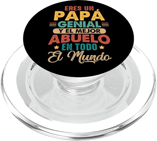 Dad Grandpa Fathers Day Papà Mejor Abuelo En Todo El Mundo PopSockets MagSafe PopGrip for iPhone