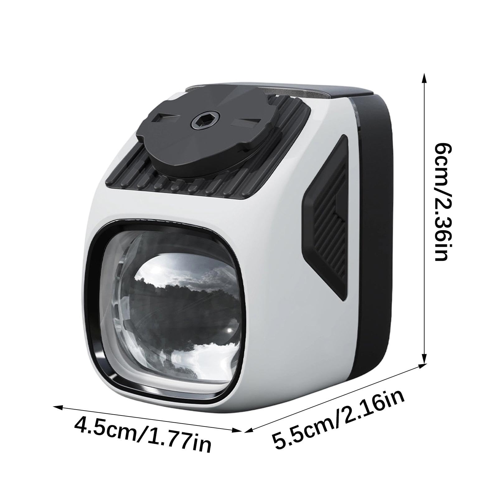 Luce anteriore per bici da strada Potente faro per biciclette Lampada da ciclismo impermeabile Lampada da ciclismo ad alta luminosità Strumento per esterni Potente faro per biciclette