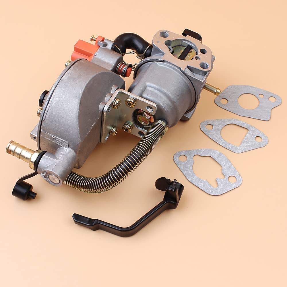 Carburadores GENERADOR GENSET para GX160 168F EC2500 para C/CL/CX Series Gasolina/LPG/CNG Kit DE CONVERSIÓN DE CARBURADOR DE Combustible Dual Conjunto Carburador