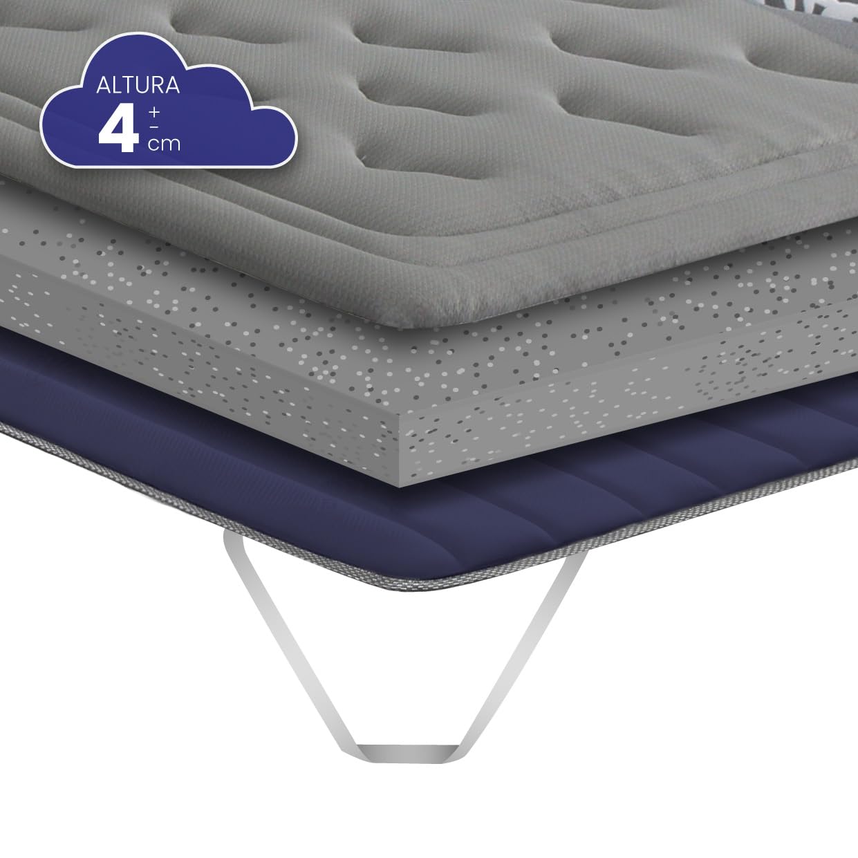 SonnoMATTRESS Topper Viscografeno Nova Confort 90x190x4