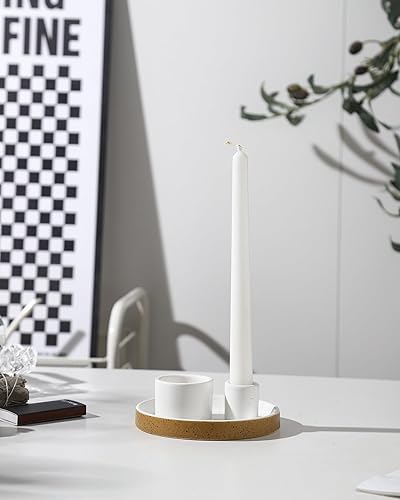 Miniatura 7 de Bandeja de cerámica para manchas, cuenco 2 en 1, soporte para salvia, soporte para palo, incienso para salvia y palo Santo, ideal para sala de yoga