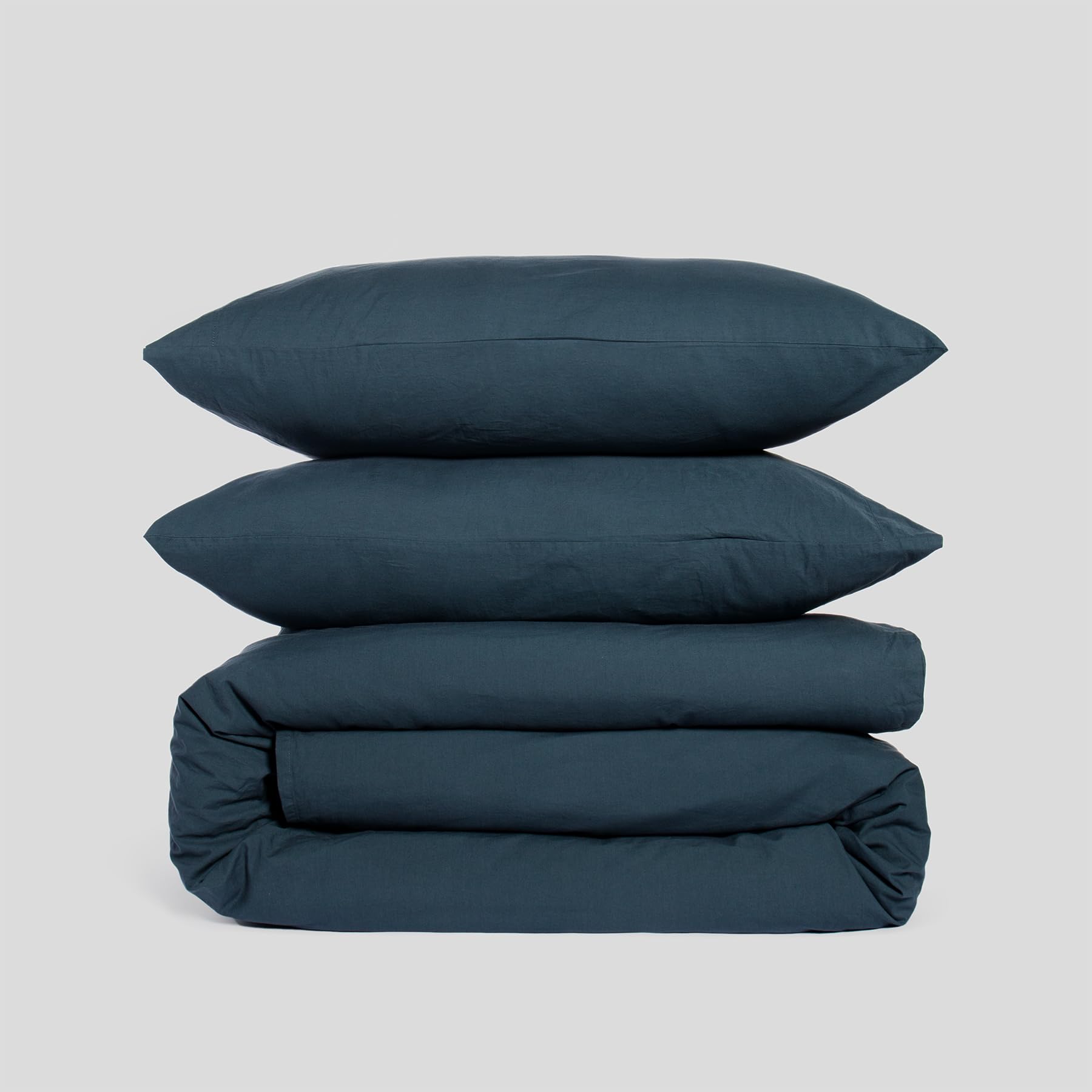 Housse de couette bleu atlantique 160 cm en coton bio pour des nuits douces comme un voyage