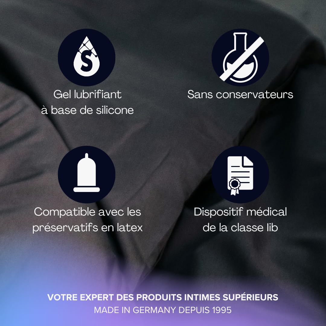 pjur ORIGINAL - Gel lubrifiant supérieur à base de silicone - Lubrification longue durée, sans coller - Très généreux (500ml)