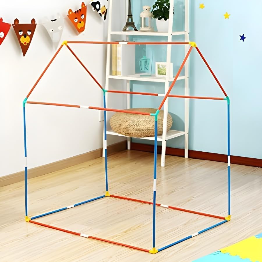 Image of Colorfull and Light Weight Children Play Tent House for 3 to 10 Years Old Kids Girls and Boys Light Weight and Foldable Children Toys,Indoor and Outdoor Kid Tent House