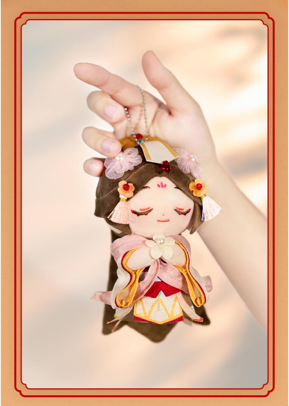 THE UNTAMED Heaven Officials Blessing Keychains，Plush Pendants，“Tai Zi Yue Shen ”Doll，Backpack Accessories