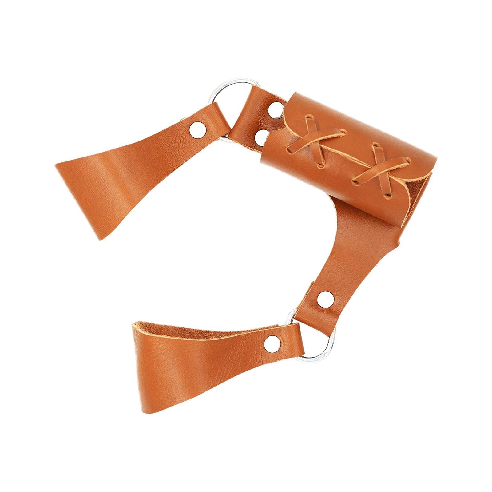 SECRET DESIRE Medieval Sword Frog Medieval Rapier Sword Frog for Knight Pirate Performance Brown