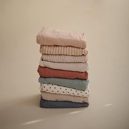 Miniatura 6 de mushie Funda de muselina extra suave para cambiador (natural)