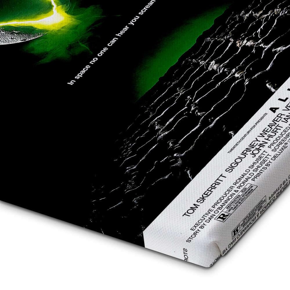 Alien - Das unheimliche Wesen aus einer fremden Welt (englisch) Leinwandbil | 40 x 60 cm Wandbilder Wanddeko