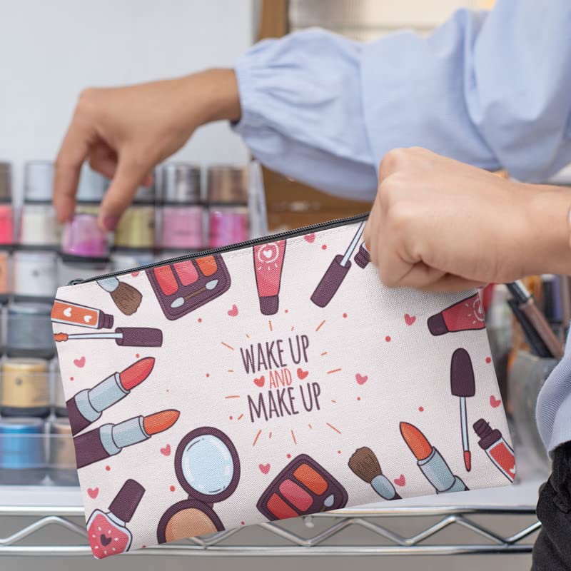 Image of TheYaYaCafe Cosmetic Bag - Multifunctional Makeup Pouch for Women | Travel Kit Storage & Toiletry Organizer Bag