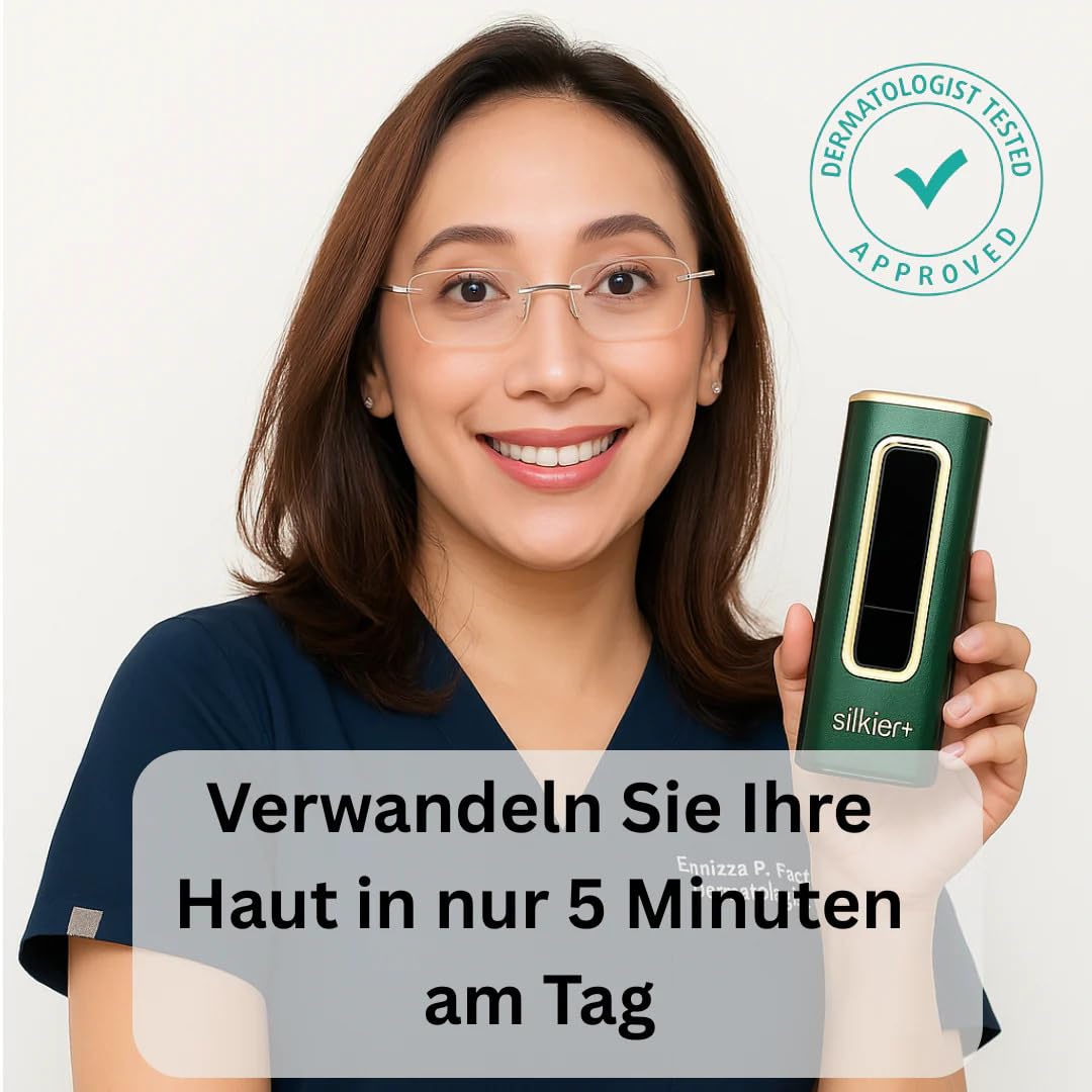 IPL Laser Haarentfernungsgerät für Dauerhafte Haarentfernung - Schmerzfrei - Achseln, Körper, Gesicht, Beine