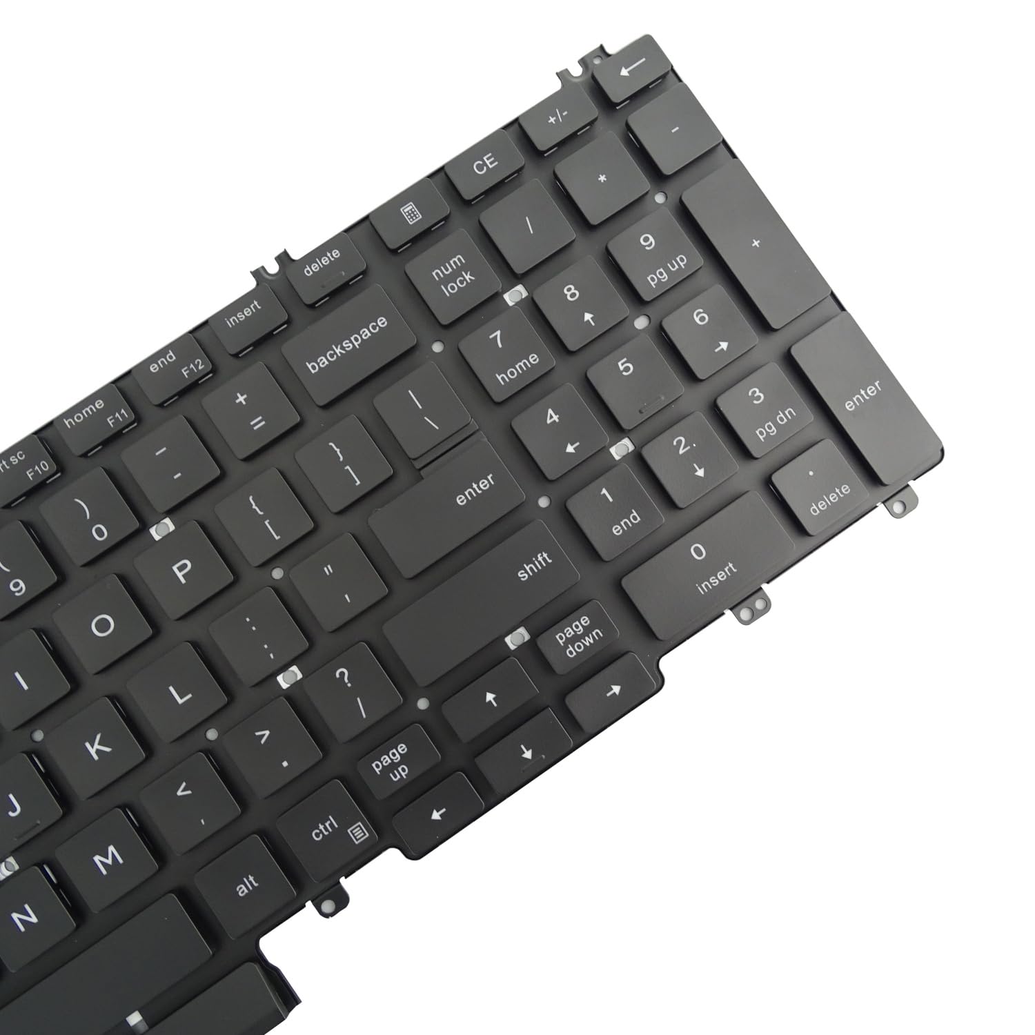 Dla Dell Latitude 5500 5501 5510 5511 Precision 3500 3501 3540 3541 podświetlana klawiatura (US, podświetlenie)