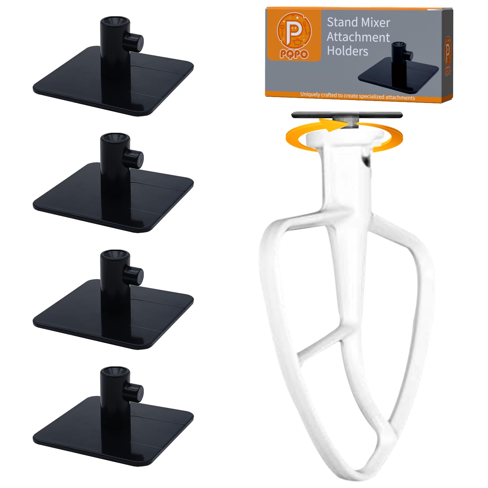 Stand Mixer Attachment Holders Compatible with Kitchen Aid Mixer Accessories ...